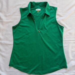 Greg Norman Collection Emerald Sleeveless Blouse